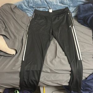 Black Adidas sweatpants